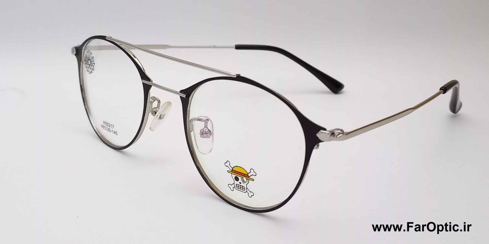 عینک نقره ای مشکی دزد دریایی فاراپتیک